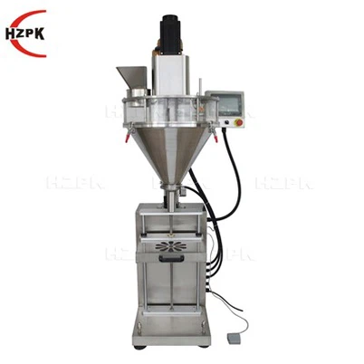 Har en stationär liten pulverfyllningsmaskin ett inbyggt vägningssystem?